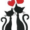 Broderie image mid cats_love