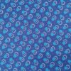 Tissu GP bleu comete bleu ciel blanc