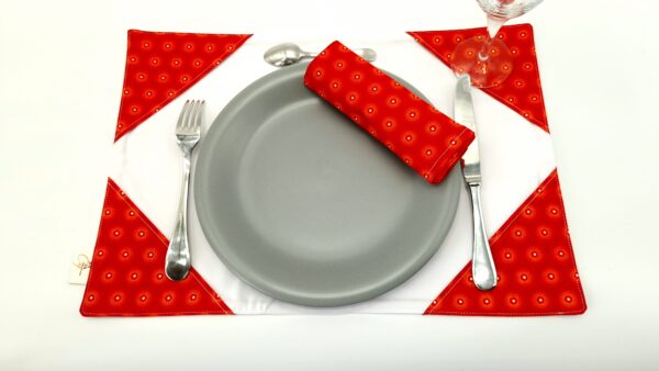 Lot de 2 sets de table et serviettes – Image 3