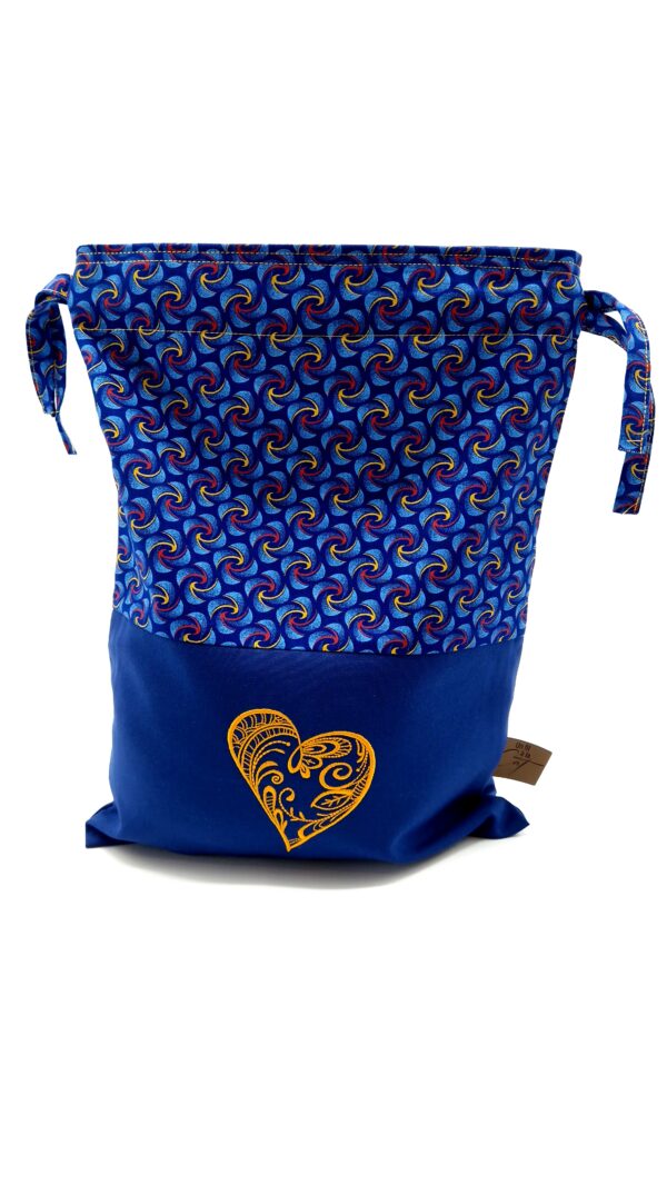 Petit sac de voyage réversible brodé image 30 x 40 cm – Image 8