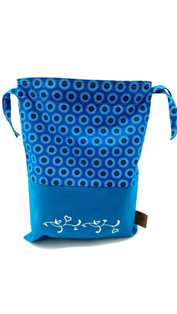 Petit sac de voyage réversible brodé image 30 x 40 cm – Image 10