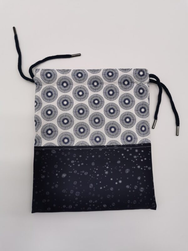 Petit sac de voyage réversible simple 25 x 30 cm