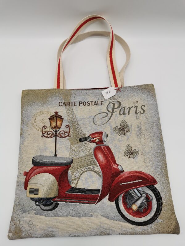 Tote bag Collection Evasion Carte Postale Paris