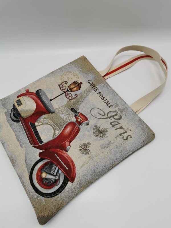 Tote bag Collection Evasion Carte Postale Paris – Image 2