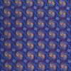 Tissu GP bleu cercle S bleu rouge jaune
