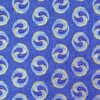 Tissu GP bleu yin yang jaune rouge