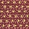 Tissu GP marron pieuvre jaune