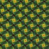 Tissu GP vert helico jaune