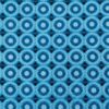 Tissu shwe swhe turquoise cercle rosace blanc