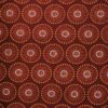 Tissu GP marron soleil moyen jaune blanc
