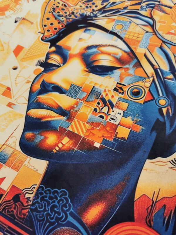 Tote bag Collection Visage Femme 2025 Orange City – Image 4