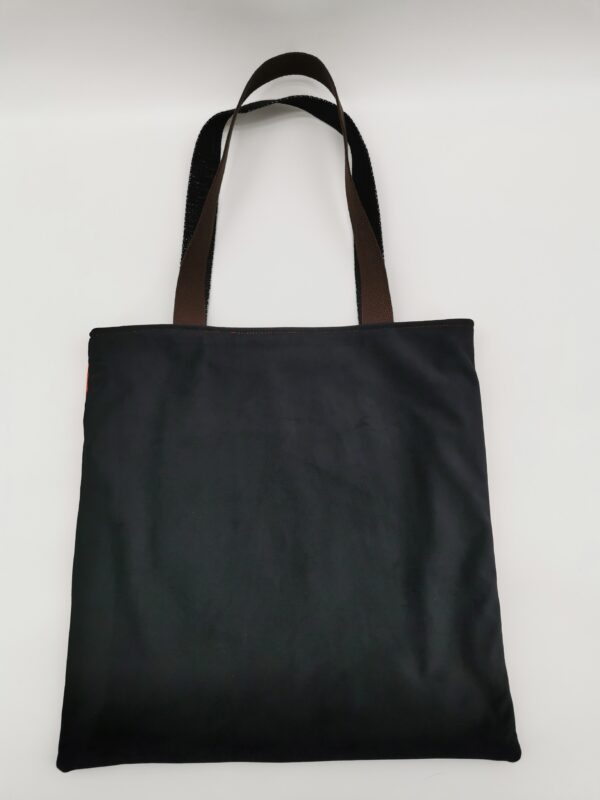 Tote bag Collection Visage Femme 2025 Orange terracotta – Image 3