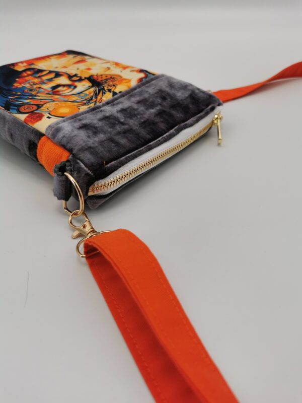 Pochette téléphone Visage 2025  orange city 20 x 14 x 3 cm – Image 4